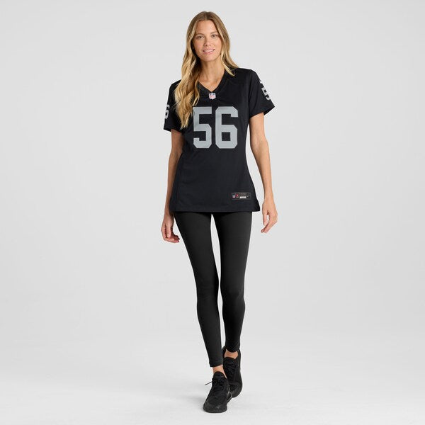 Amari Burney Las Vegas Raiders Nike Women's Game Jersey - Black