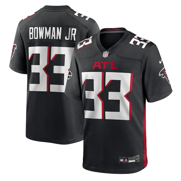 Billy Bowman Jr. Atlanta Falcons Nike Team Game Jersey - Black