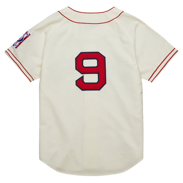 Ted Williams Boston Red Sox Cooperstown Collection 1939 Authentic Jersey - Cream - Image 3