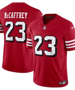Christian McCaffrey San Francisco 49ers Nike Vapor F.U.S.E. Limited Jersey - Scarlet/White