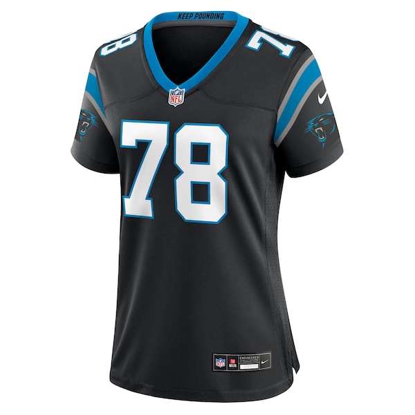 Popo Aumavae Carolina Panthers Nike Women's Team Game Jersey - Black - Image 2