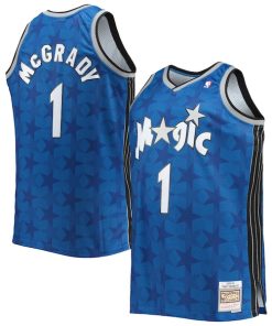 Tracy McGrady Orlando Magic Big & Tall 2000/01 Hardwood Classics Swingman Jersey - Blue/Black