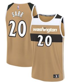 Alex Sarr Washington Wizards  Youth 2025/26 City Edition Fastbreak Jersey - Gold