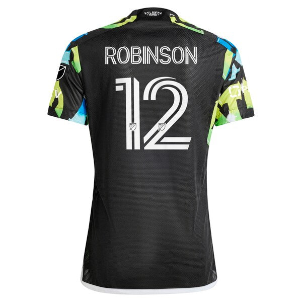 Miles Robinson Atlanta United FC adidas 2024 The 404 Authentic Player Jersey - Black - Image 3