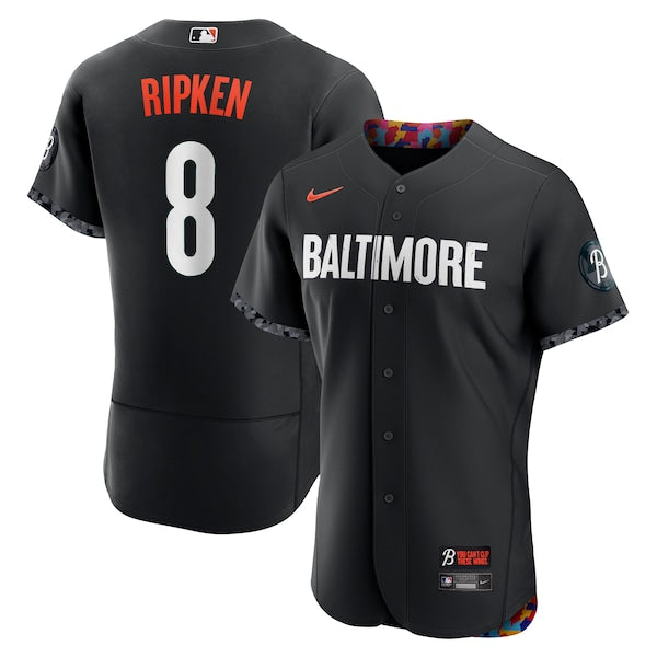 Cal Ripken?Baltimore Orioles Nike 2023 City Connect Authentic Player Jersey - Black
