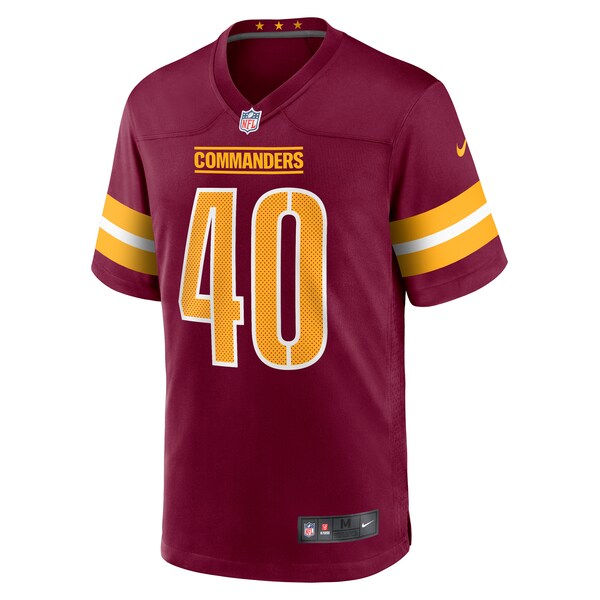 Tyler Owens Washington Commanders Nike Game Jersey - Burgundy - Image 3