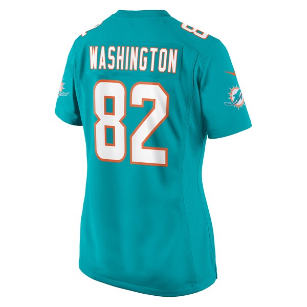 Tahj Washington Miami Dolphins Nike Women's Game Jersey - Aqua - Image 3