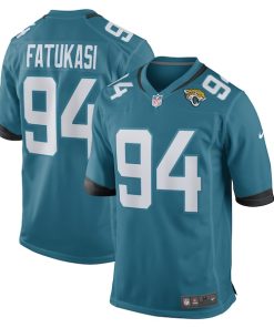Folorunso Fatukasi Jacksonville Jaguars Nike Game Player Jersey - Teal