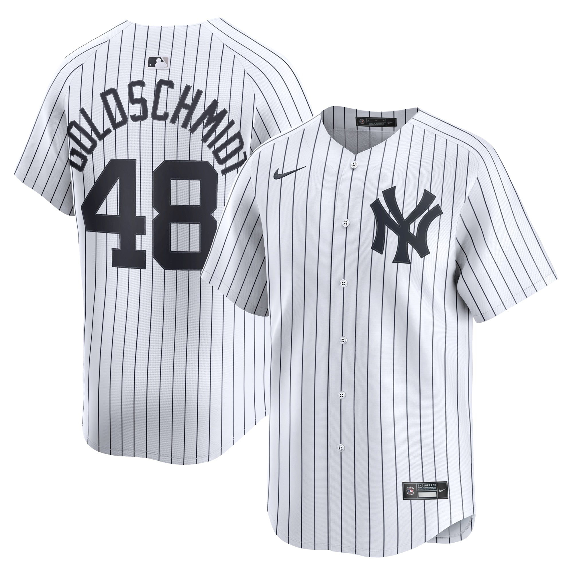 Paul Goldschmidt New York Yankees Nike Road Limited Player Jersey - Gray/White - Image 5