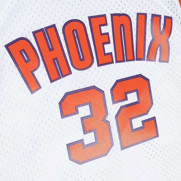 Amar'e Stoudemire Phoenix Suns 2001/02 Hardwood Classics Swingman Jersey - White/Purple - Image 5