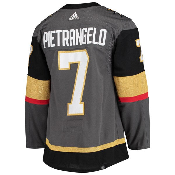 Alex Pietrangelo Vegas Golden Knights adidas Alternate Primegreen Authentic Player Jersey - Gray - Image 3