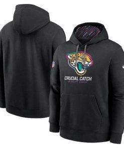 Jacksonville Jaguars Nike 2024 NFL Crucial Catch Club Pullover Hoodie - Black