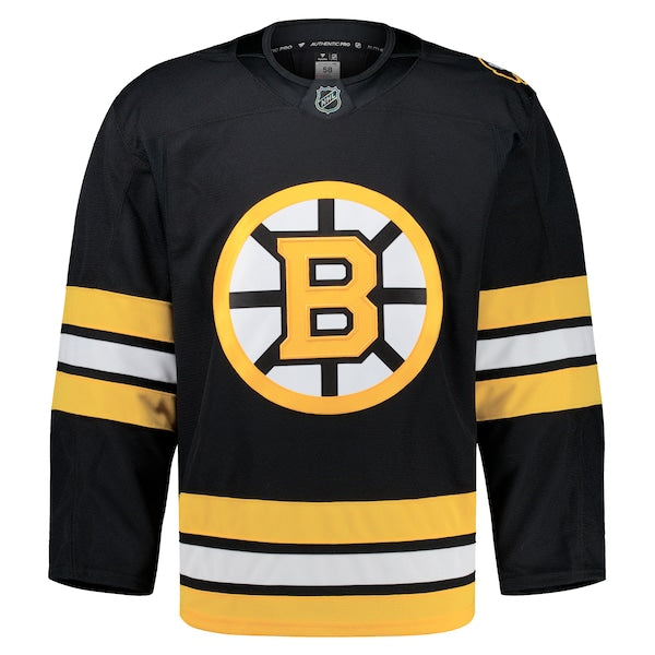 Boston Bruins Home Authentic Pro Jersey - Black - Image 2