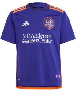 Alternative view of Houston Dynamo FC adidas Youth 2024 Still Holdin' Replica Custom Jersey?¨C Purple