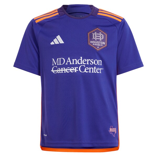 Houston Dynamo FC adidas Youth 2024 Still Holdin' Replica Custom Jersey?ยจC Purple - Image 2