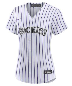 Alternative view of Colorado Rockies Nike Women's #1 Mom Home Replica Jersey - White
