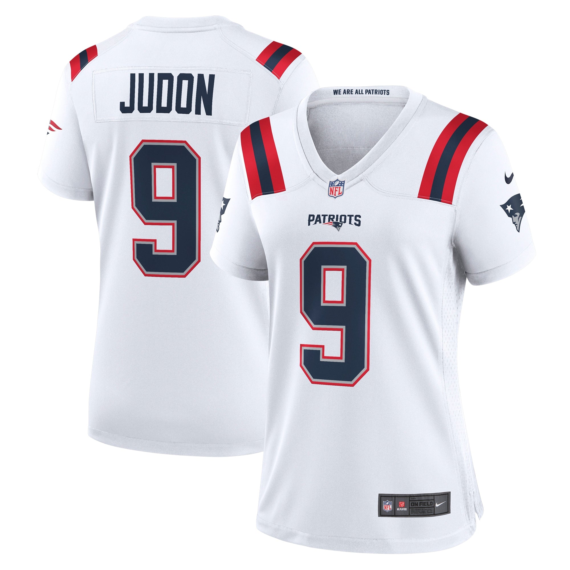 Matthew Judon New England Patriots Nike Women's Game Jersey - Navy/White - Image 6