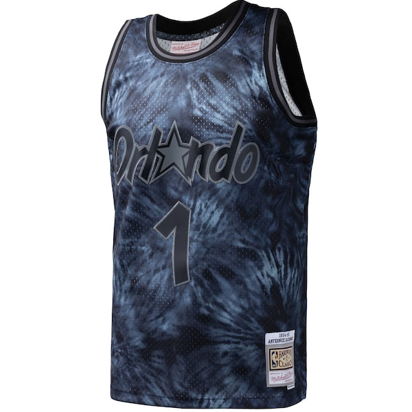 Penny Hardaway Orlando Magic Hardwood Classics 1984/85 Tie-Dye Swingman Jersey - Black - Image 2