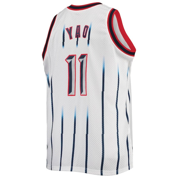 Yao Ming Houston Rockets 2002/03 Big & Tall Hardwood Classics Swingman Jersey - White - Image 3