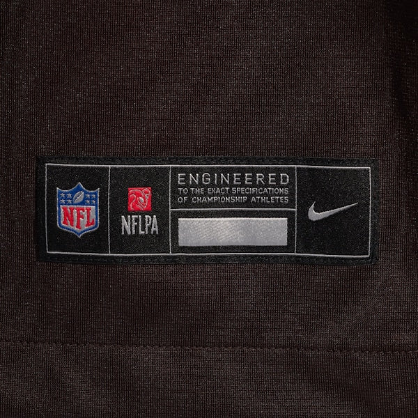 Justin Osborne Cleveland Browns Nike Team Game Jersey - Brown - Image 6