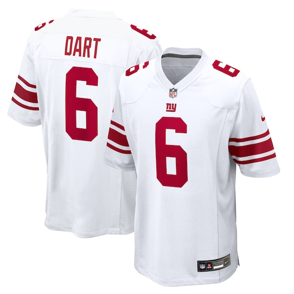 Jaxson Dart New York Giants Nike Preschool Game Jersey - White/Royal/Red - Image 5