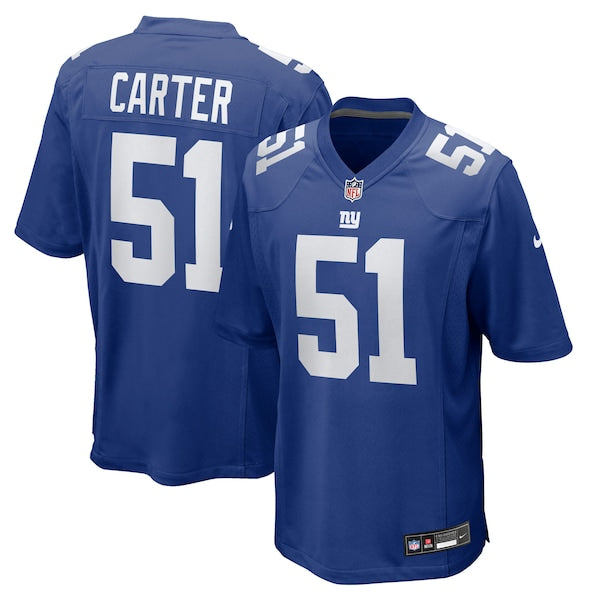 Abdul Carter New York Giants Nike 2025 NFL Draft First Round Pick Game Jersey - Royal/Red/White - Image 2
