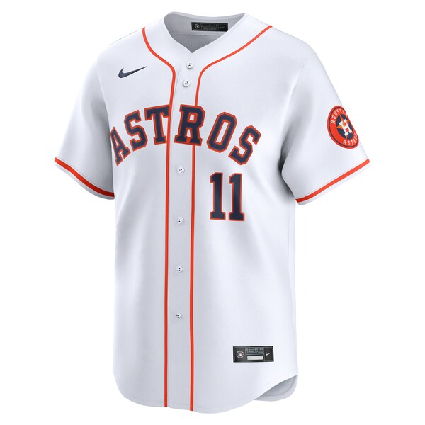 Cam Smith #11 Houston Astros Nike Home Limited Player Jersey - White - Image 2