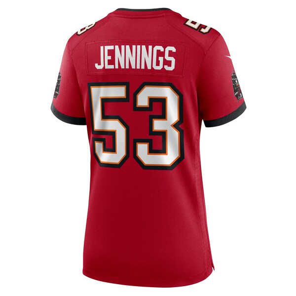 Deion Jennings Tampa Bay Buccaneers Nike Women's Team Game Jersey - Red - Image 3
