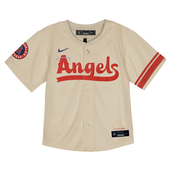 Los Angeles Angels Nike Toddler City Connect Team Limited Jersey - Natural - Image 2