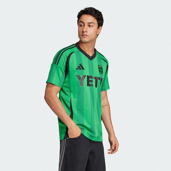 Austin FC adidas 2025 The Heartbeat Kit Replica Jersey - Green - Image 2