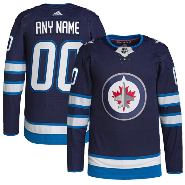 Winnipeg Jets adidas Home Primegreen Authentic Custom Jersey - Navy