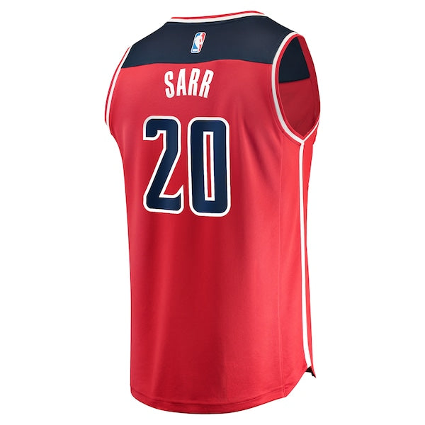 Alexandre Sarr Washington Wizards Fast Break Replica Player Jersey - Icon Edition - Red - Image 3