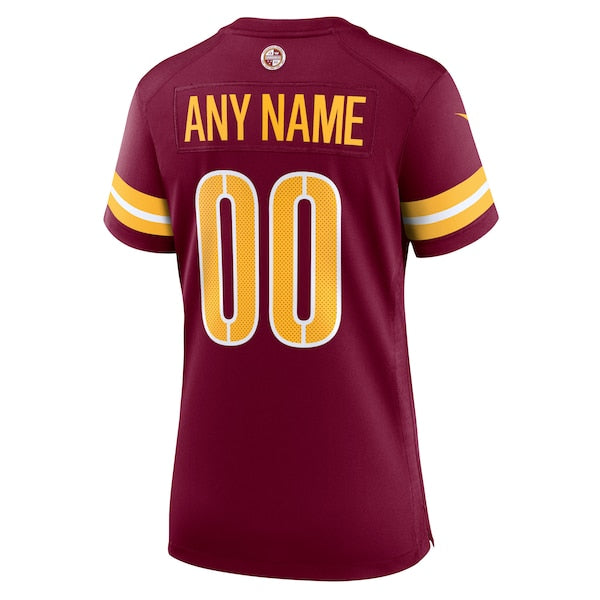 Washington Commanders Nike Women's Game Custom Player Jersey - Burgundy - Image 3