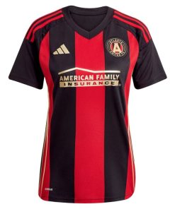 Alternative view of Atlanta United FC adidas Women's 2025 The Connector Replica Custom Jersey - Black