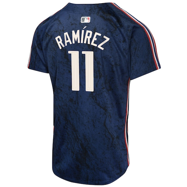 Jose Ramirez Cleveland Guardians Nike Youth 2024 City Connect Limited Jersey - Navy - Image 3
