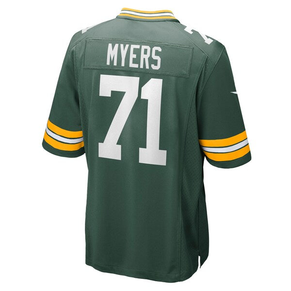Josh Myers Green Bay Packers Nike Game Jersey - Green - Image 3