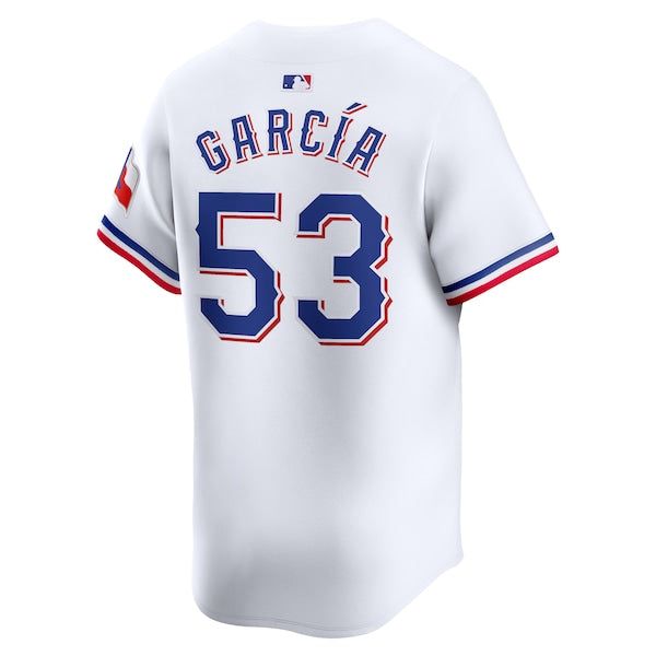 Adolis Garc¨ªa Texas Rangers Nike Home Limited Jersey - White - Image 3