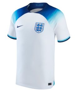 Alternative view of England National Team Nike Women's 2022/23 Home Breathe Stadium Replica Blank Jersey - White