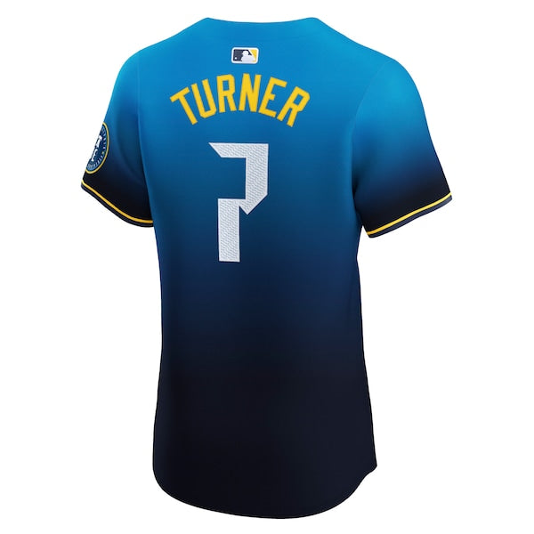 Trea Turner Philadelphia Phillies Nike City Connect Elite Jersey - Navy - Image 3