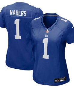 Malik Nabers New York Giants Nike Women's Game Jersey -  Royal