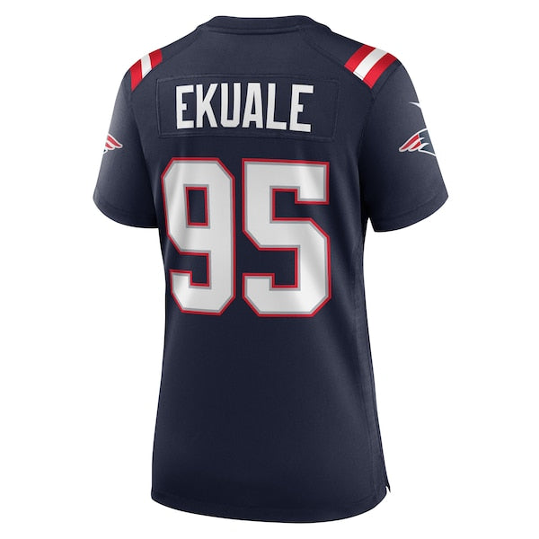 Daniel Ekuale New England Patriots Nike Women's Game Player Jersey - Navy - Image 3