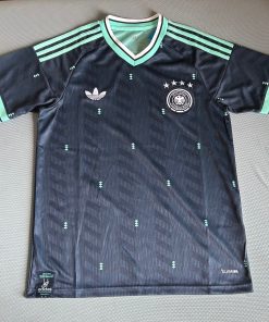 Alternative view of Germany National Team Adidas 2026 Away Jersey - Green / Dark Green