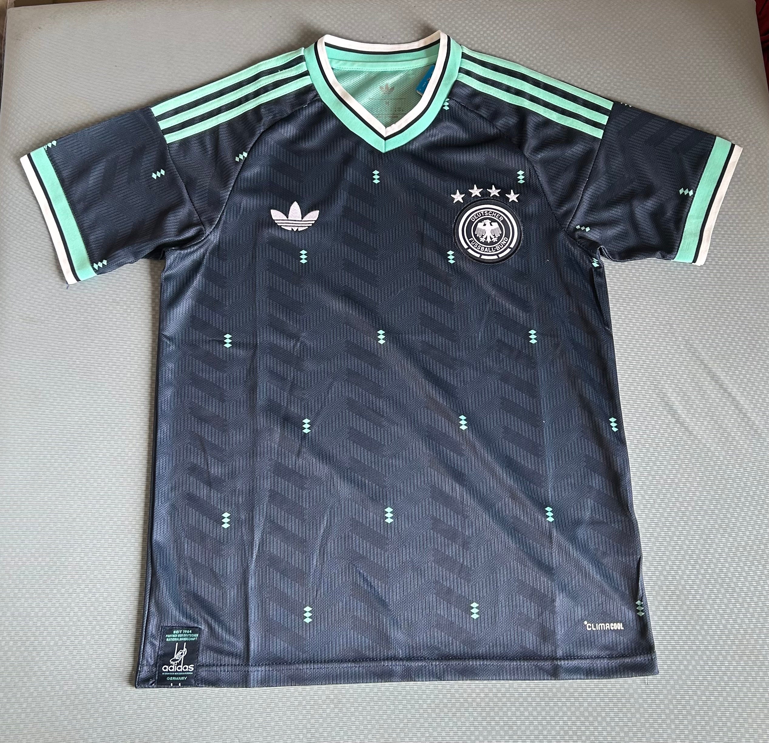 Germany National Team Adidas 2026 Away Jersey - Green / Dark Green - Image 2