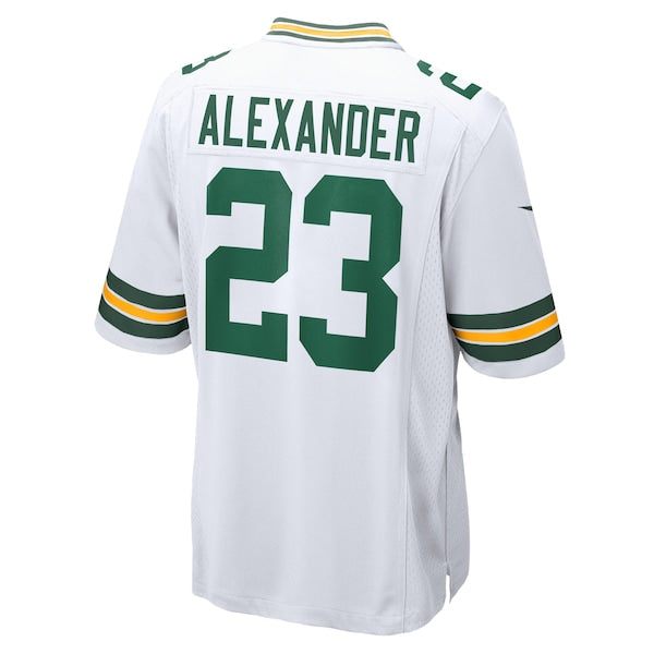 Jaire Alexander Green Bay Packers Nike Game Player Jersey - White/Green - Image 4