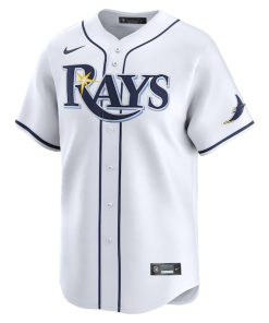 Alternative view of Isaac Paredes Tampa Bay Rays Nike Home Limited Player Jersey - White
