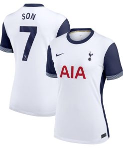 Alternative view of Son Heung-Min Tottenham Hotspur Nike Women's 2024/25 Home Replica Player Jersey - White