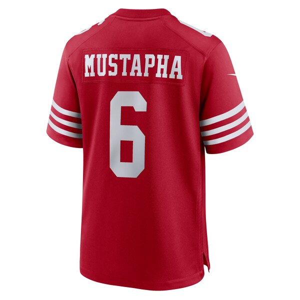 Malik Mustapha San Francisco 49ers Nike Game Jersey - Scarlet - Image 4