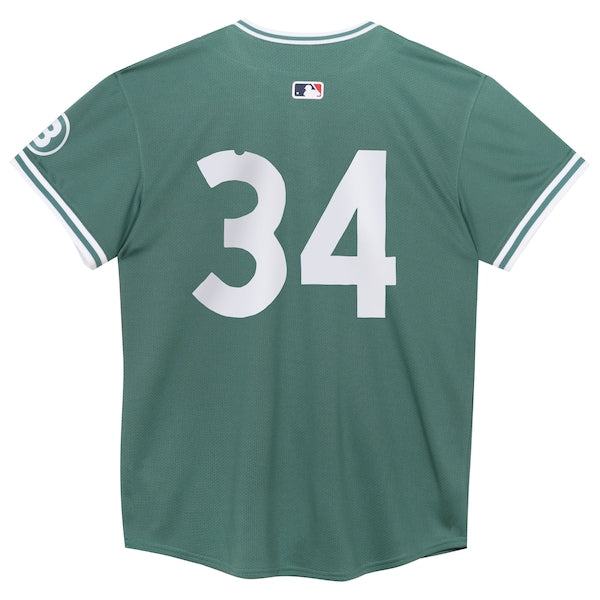 David Ortiz Boston Red Sox Nike Preschool 2025 City Connect Limited Retired Player Jersey - Green - Image 3