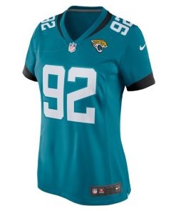 Alternative view of Esezi Otomewo Jacksonville Jaguars Nike Women's Team Game Jersey -  Teal
