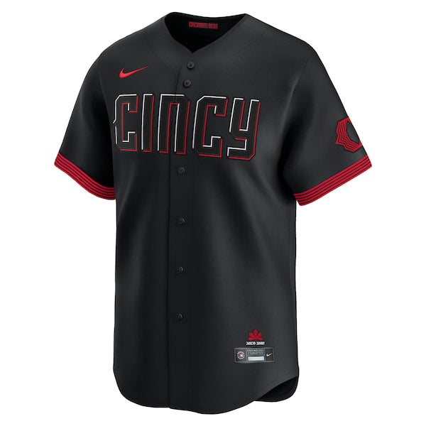 Cincinnati Reds Nike City Connect Elite Jersey - Black - Image 2